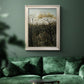 Dreamlike forest landscape scene by Henri Rousseau in an ornate champagne frame displayed in a dark-toned interior setting.