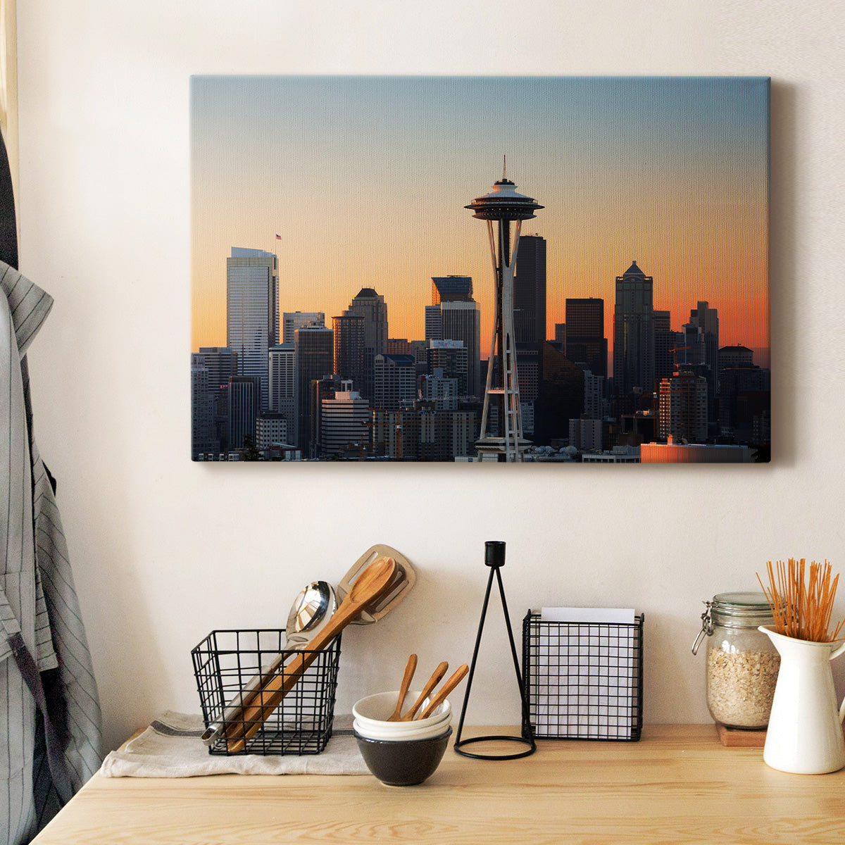 Seattle Downtown Skyline - Canvas Art Print