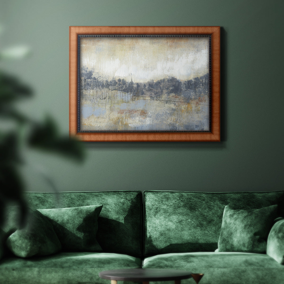 Cool Grey Horizon I Premium Framed Canvas- Ready to Hang