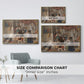 Roman Pilgrims, 1854 - Floater Framed Canvas Print