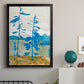 Cerulean Spruce I - Modern Framed Canvas Print