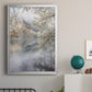 Misty Lake - Modern Framed Canvas Print