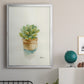 Succulent II - Modern Framed Canvas Print