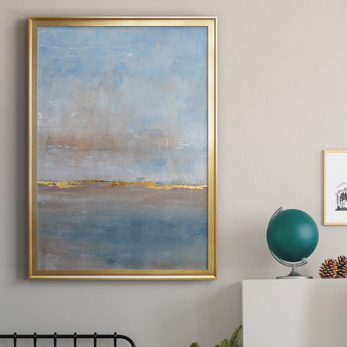 Visible Horizon II - Modern Framed Canvas Print