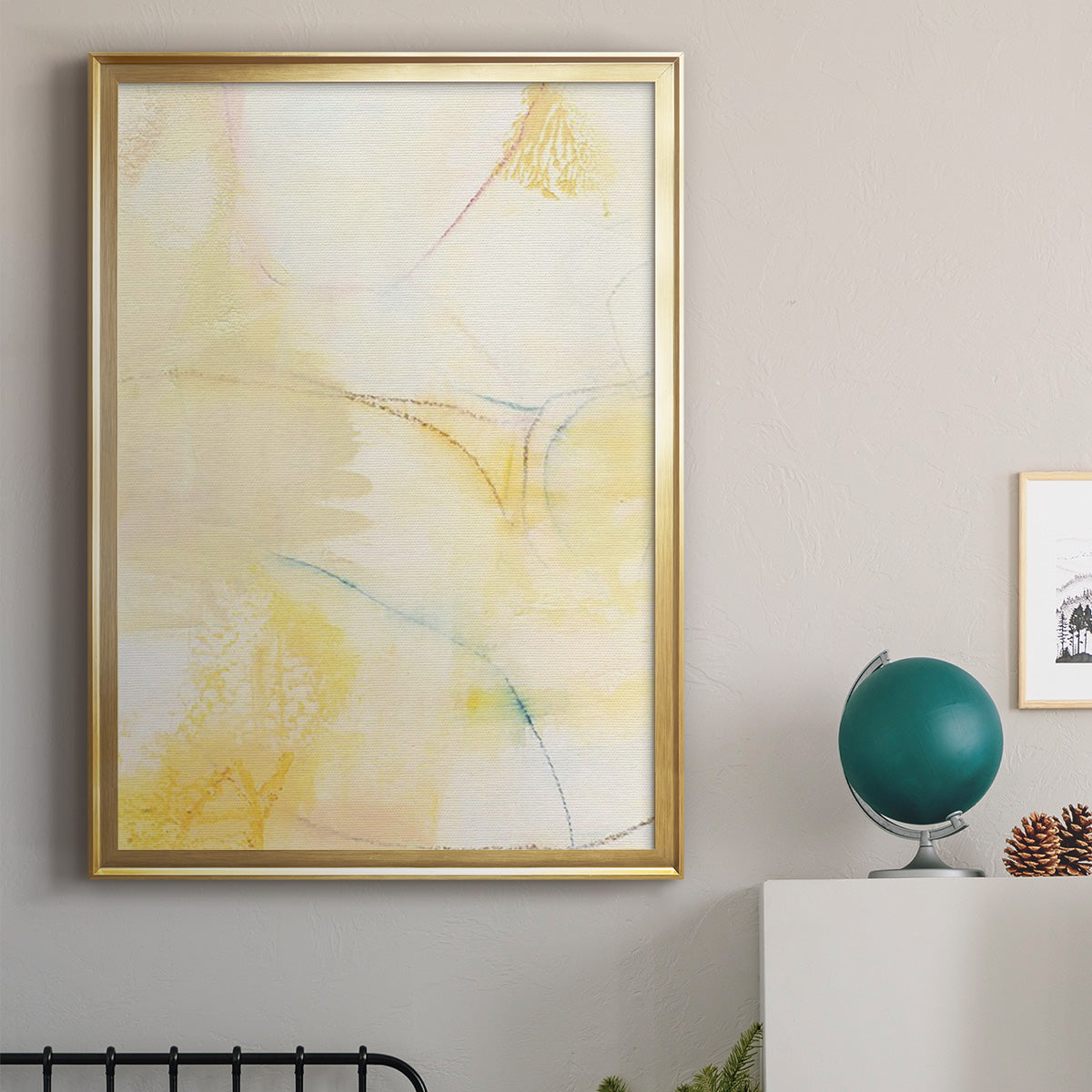 Barxan III - Modern Framed Canvas Print