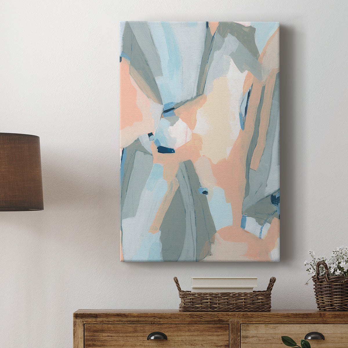 Pastel Cavern II Premium Gallery Wrapped Canvas - Ready to Hang