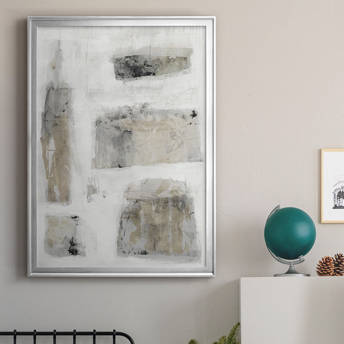 A Simple Love II - Modern Framed Canvas Print