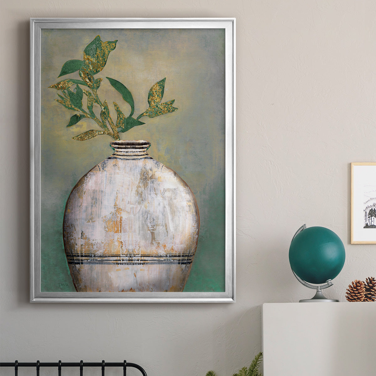 Global Vessel II - Modern Framed Canvas Print