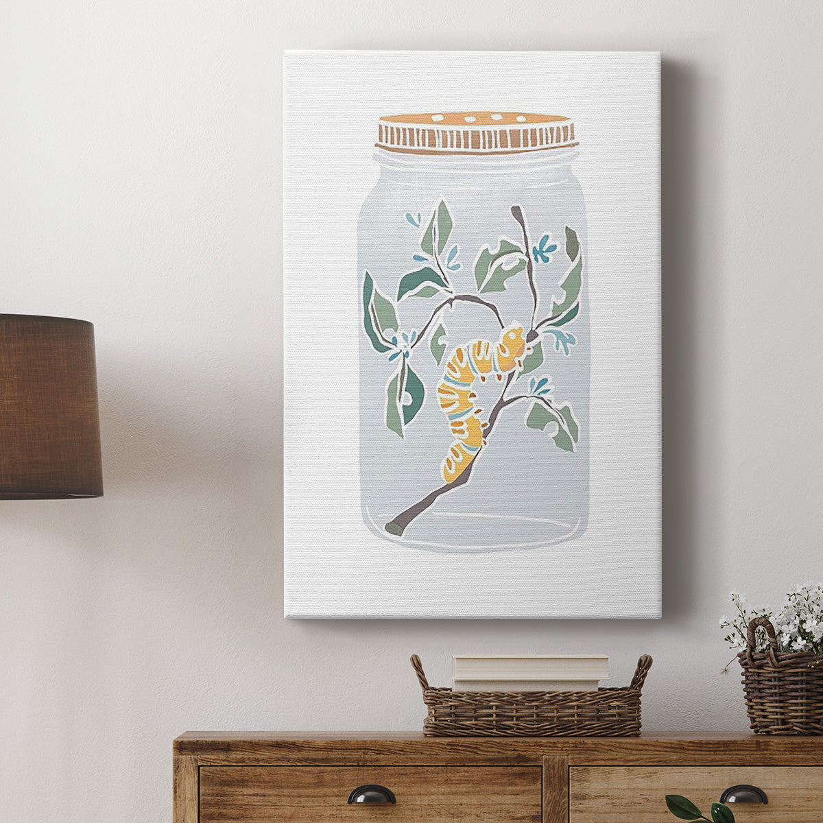 Nature Jar IV Premium Gallery Wrapped Canvas - Ready to Hang