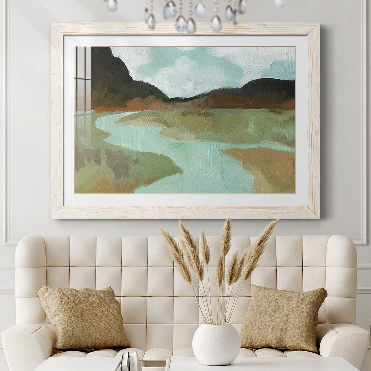 Coldwater Hills II - Barnwood Framed Art Print