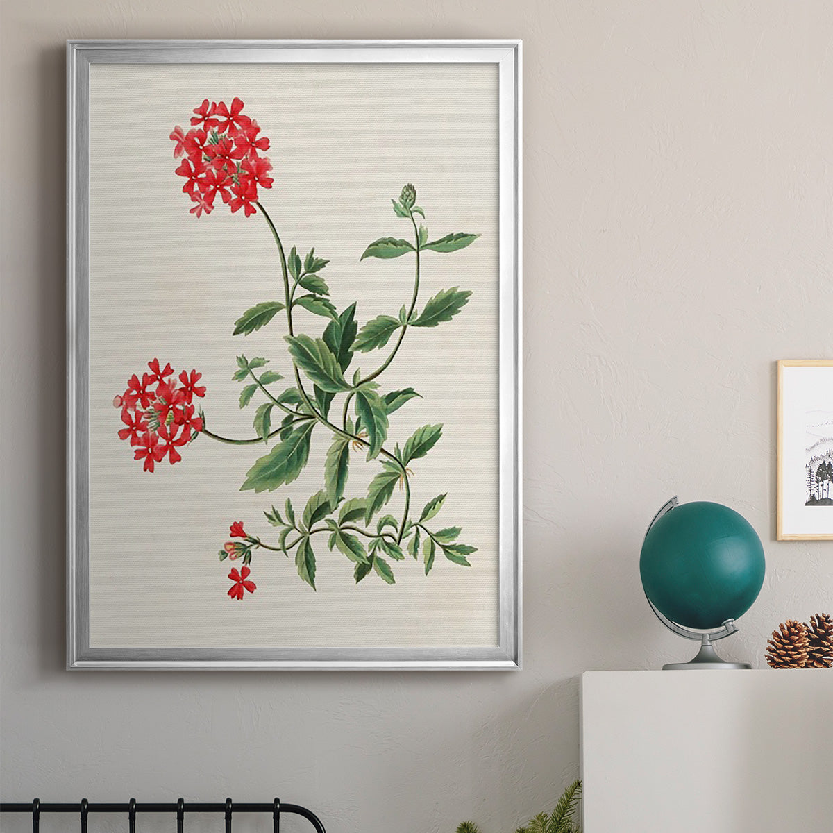 Flowers of the Seasons XI - Modern Framed Canvas Print