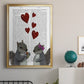 Squirrel Love - Modern Framed Canvas Print