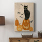 Pumpkin Patch Cats II Premium Gallery Wrapped Canvas - Ready to Hang