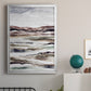 Muted Earth Layers II - Modern Framed Canvas Print