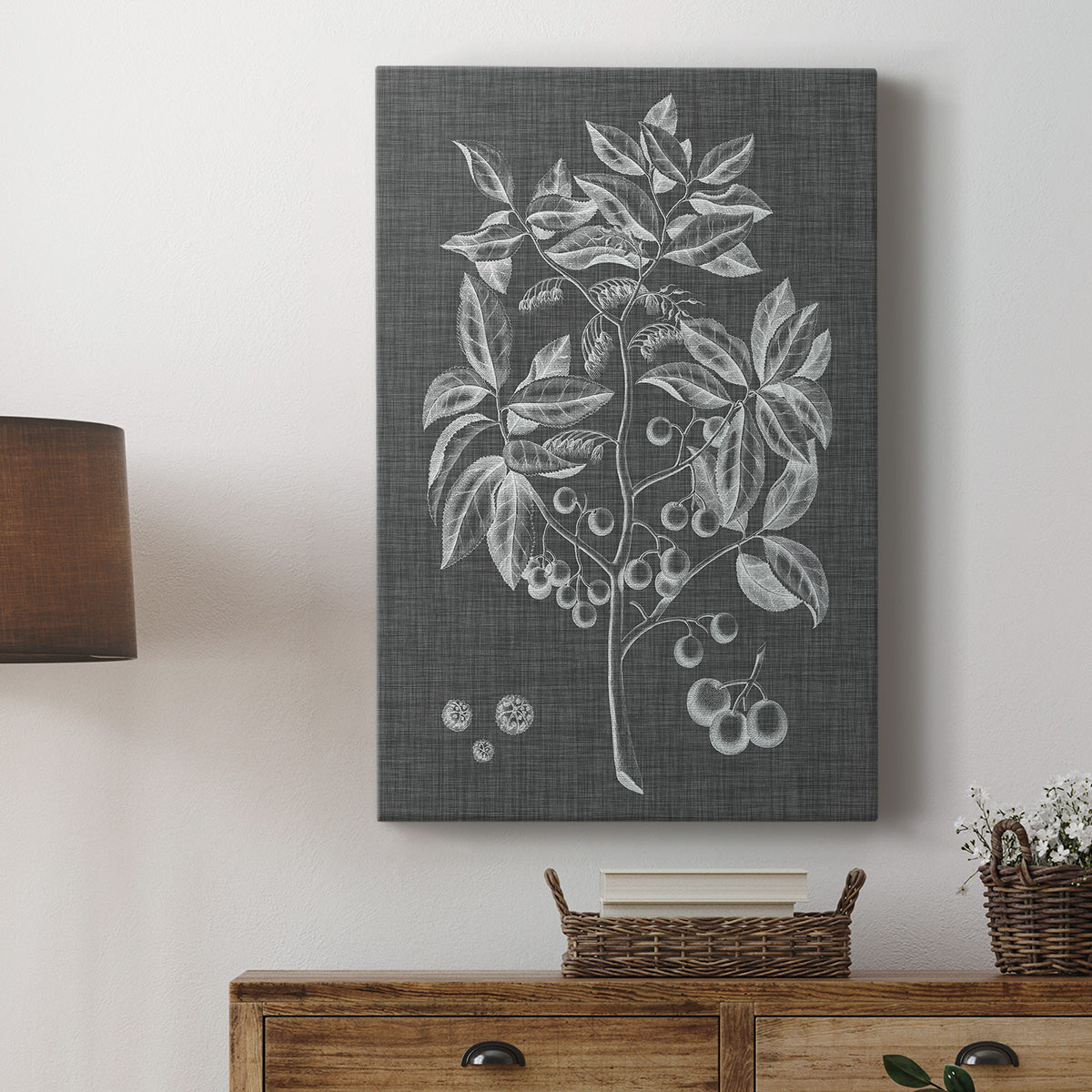 Graphic Foliage VI Premium Gallery Wrapped Canvas - Ready to Hang