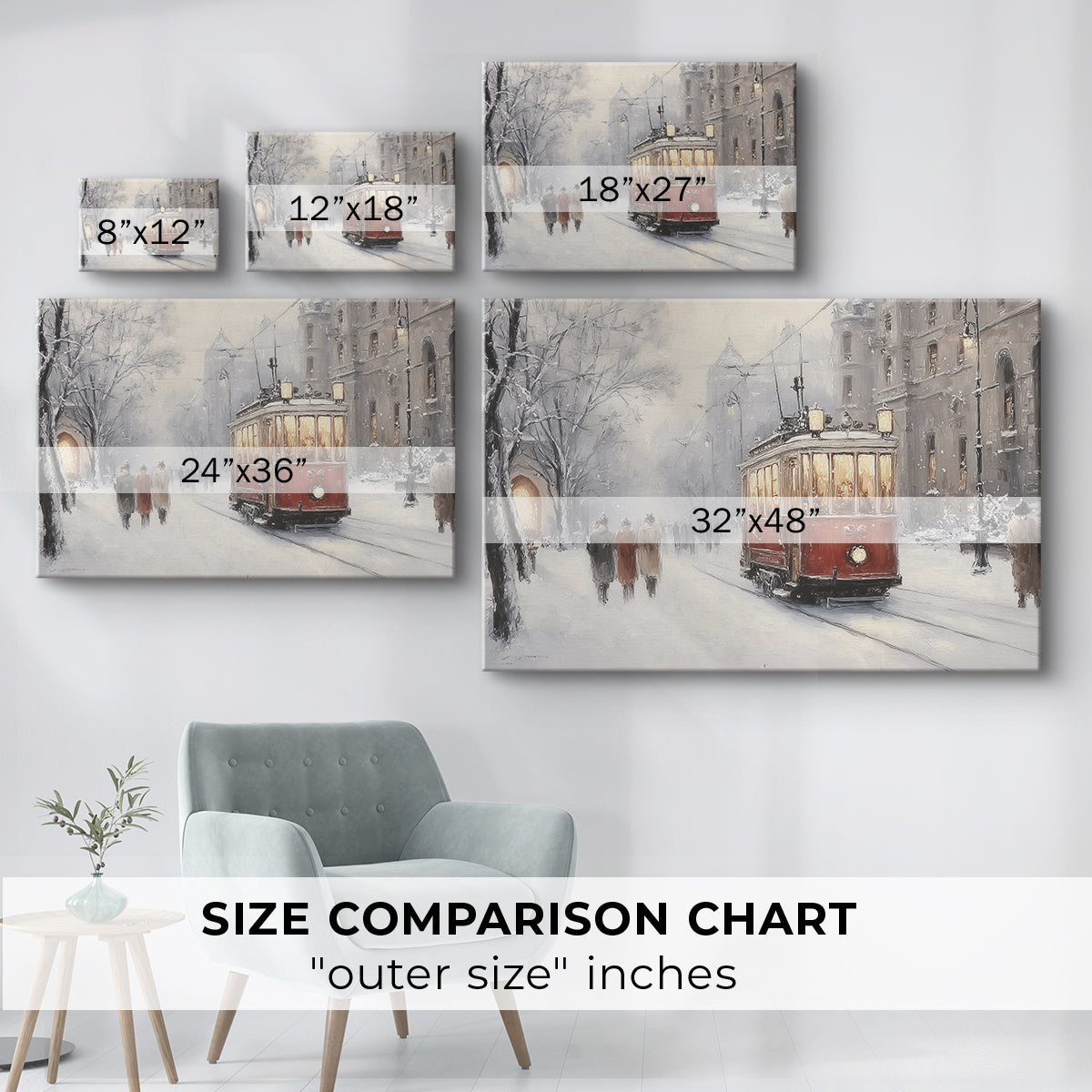 Frostlit Blessing of Eve - Canvas Art Print