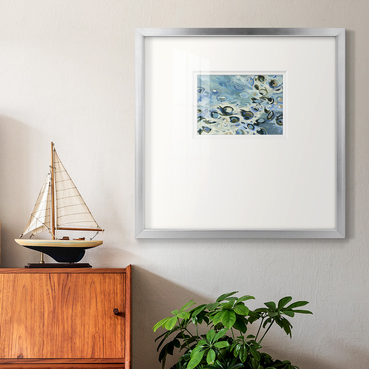 Washed Ashore- Premium Framed Print Double Matboard