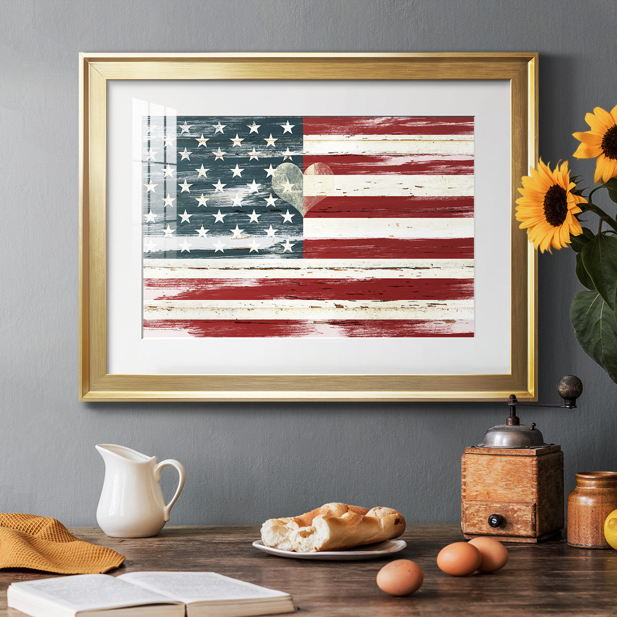 Heart of America Premium Framed Print - Ready to Hang