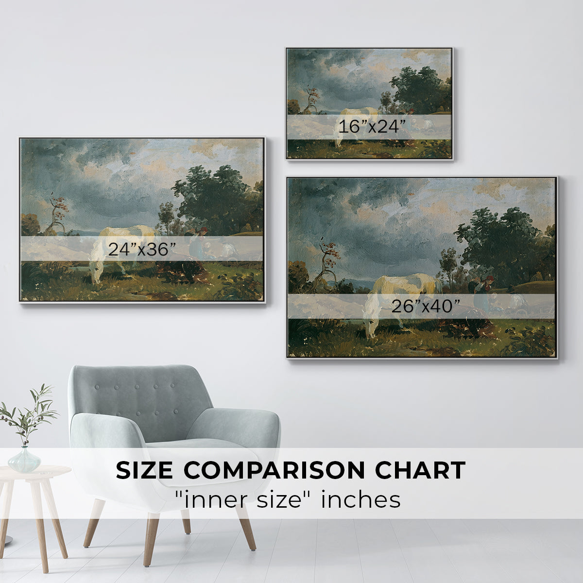 A Mold on the Heath, c. 1830 - Floater Framed Canvas Print