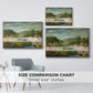 Pastoral Landscape with Stream, Fisherman and Strollers, 1875-1880 - Floater Framed Canvas Print