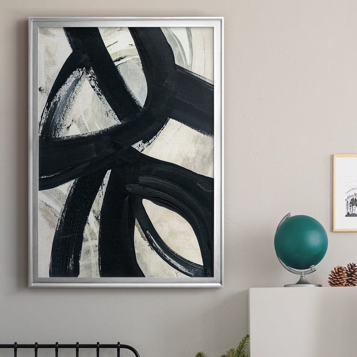 A Day in Brooklyn - Modern Framed Canvas Print