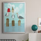 Silly Seagulls - Modern Framed Canvas Print