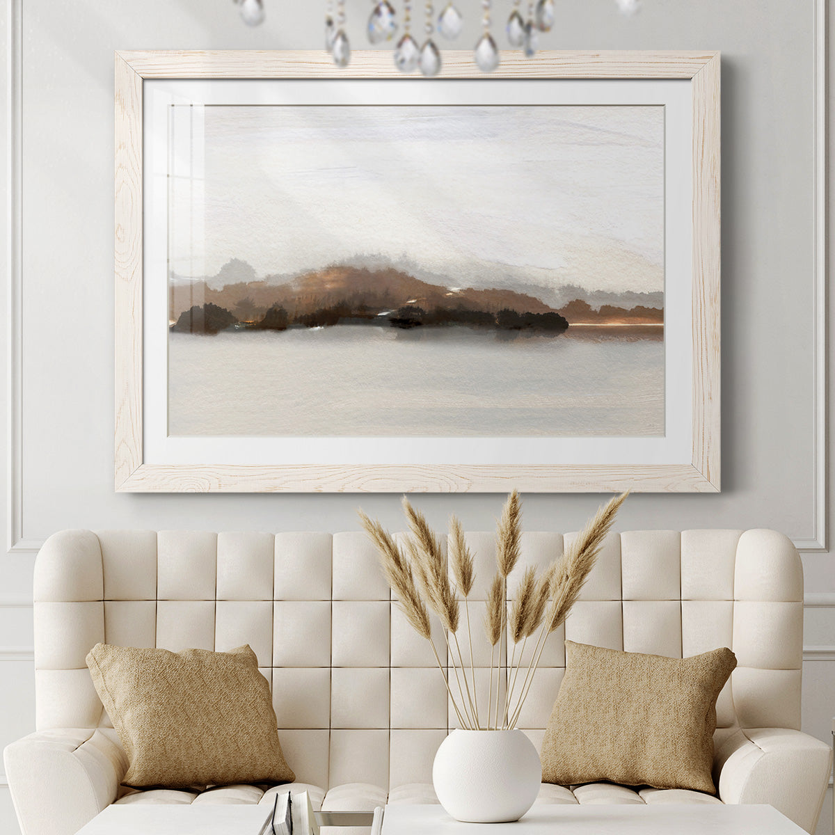 Slauson Mountain at Dusk - Barnwood Framed Art Print