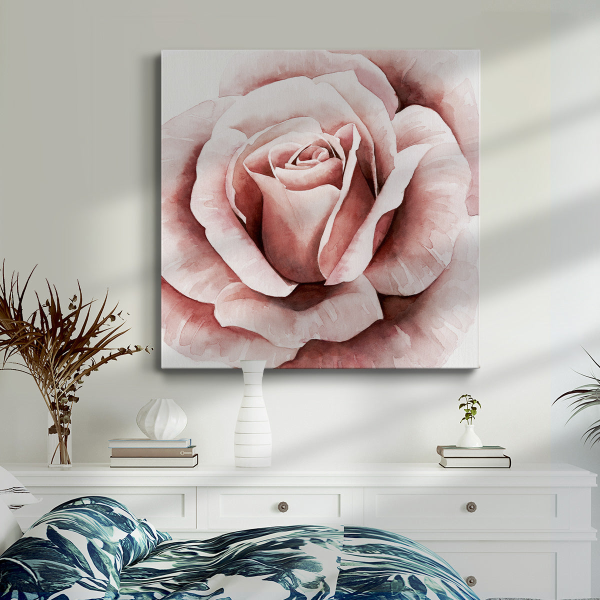 Pink Rose II - Canvas Art Print