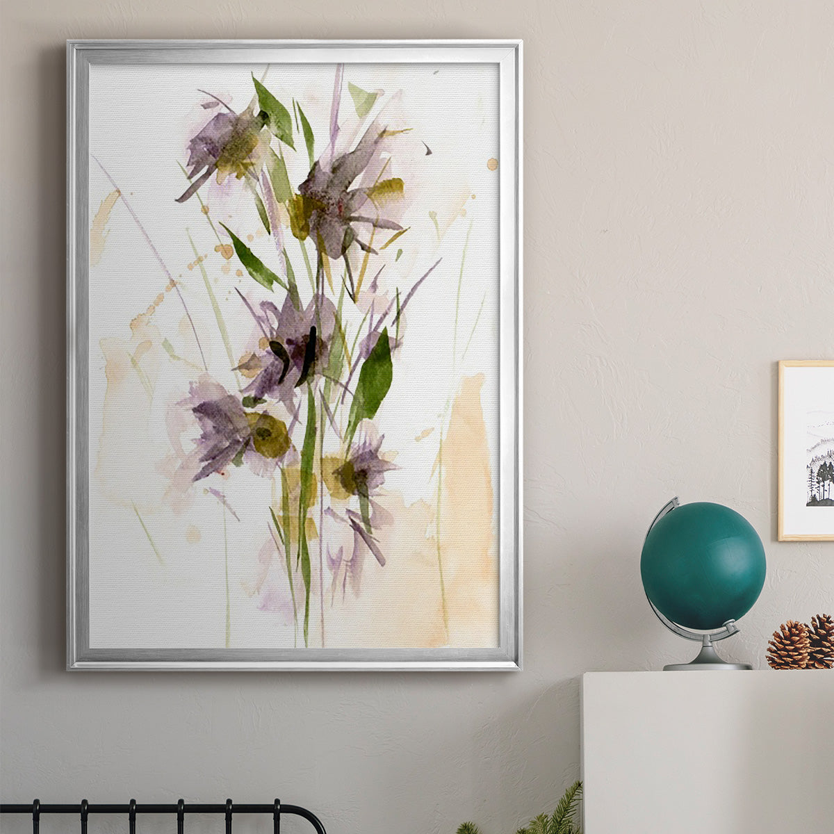 After Rain III - Modern Framed Canvas Print