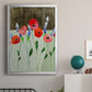 Poppy Party - Modern Framed Canvas Print
