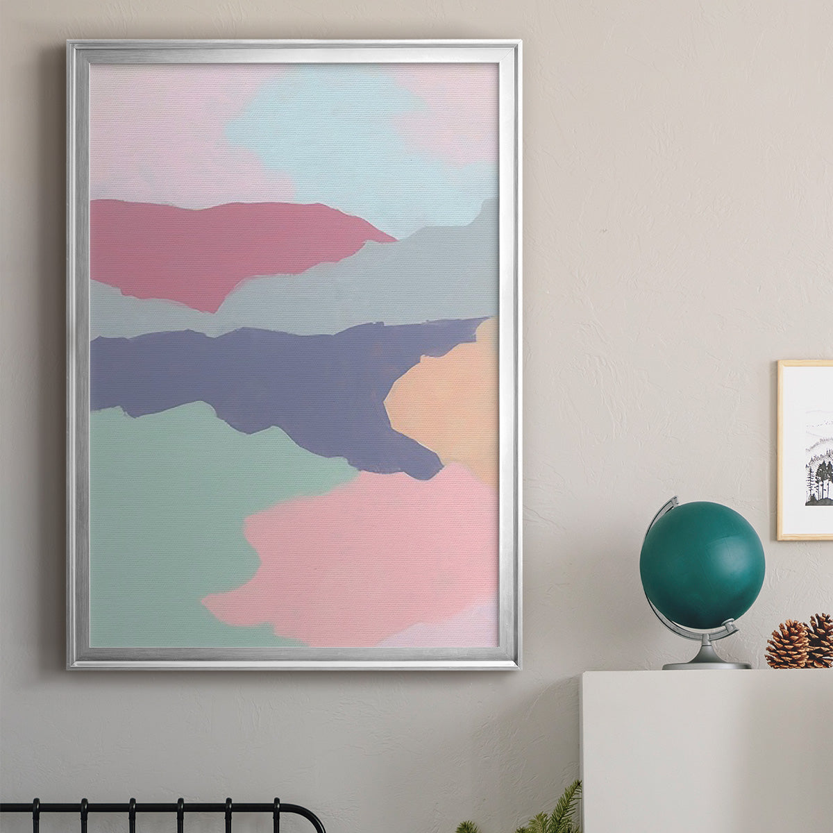 Desert Prism II - Modern Framed Canvas Print