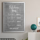 Bon Appetit - Modern Framed Canvas Print