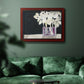 White Flowers in Fuchsia I Premium Framed Canvas- Ready to Hang