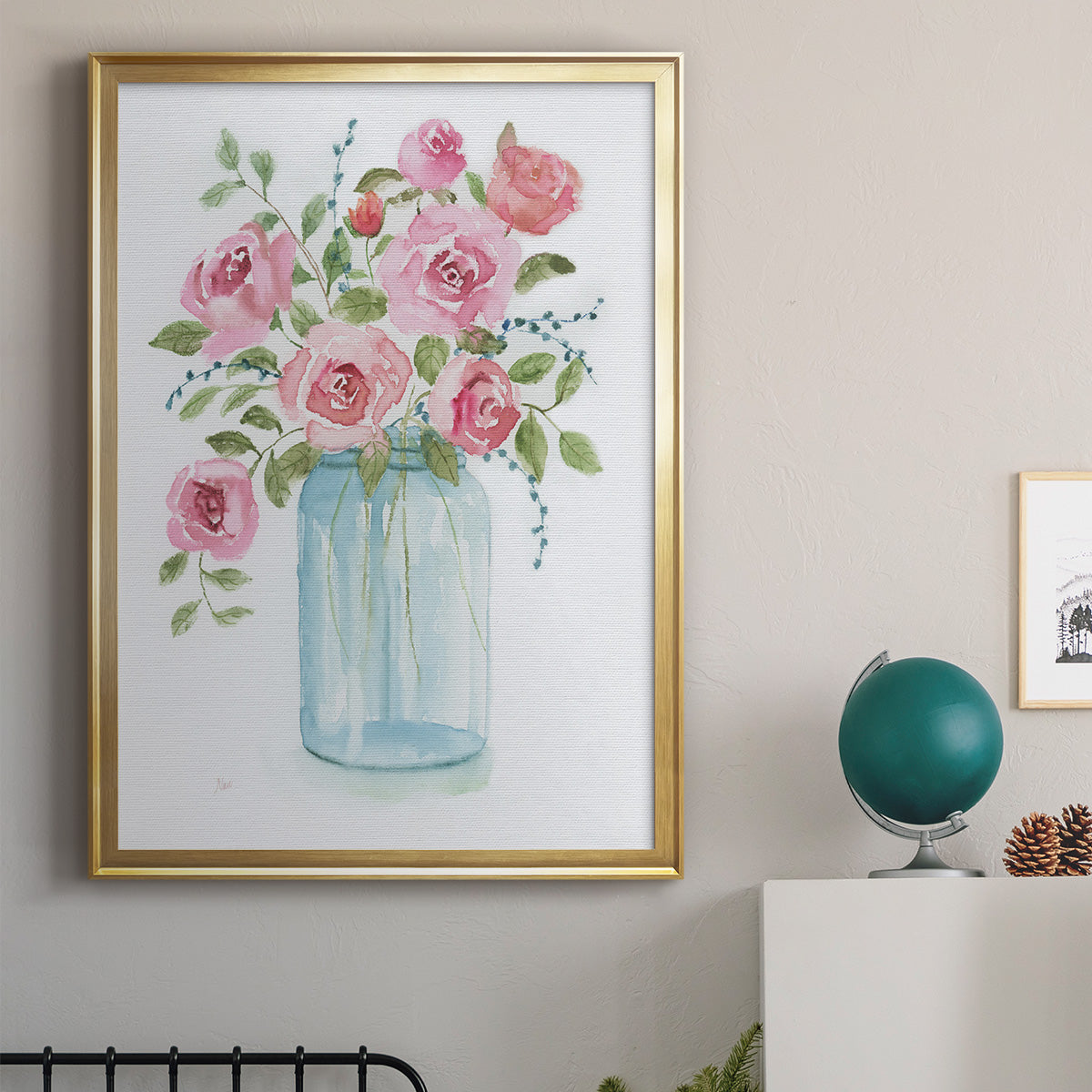 Adorable I - Modern Framed Canvas Print