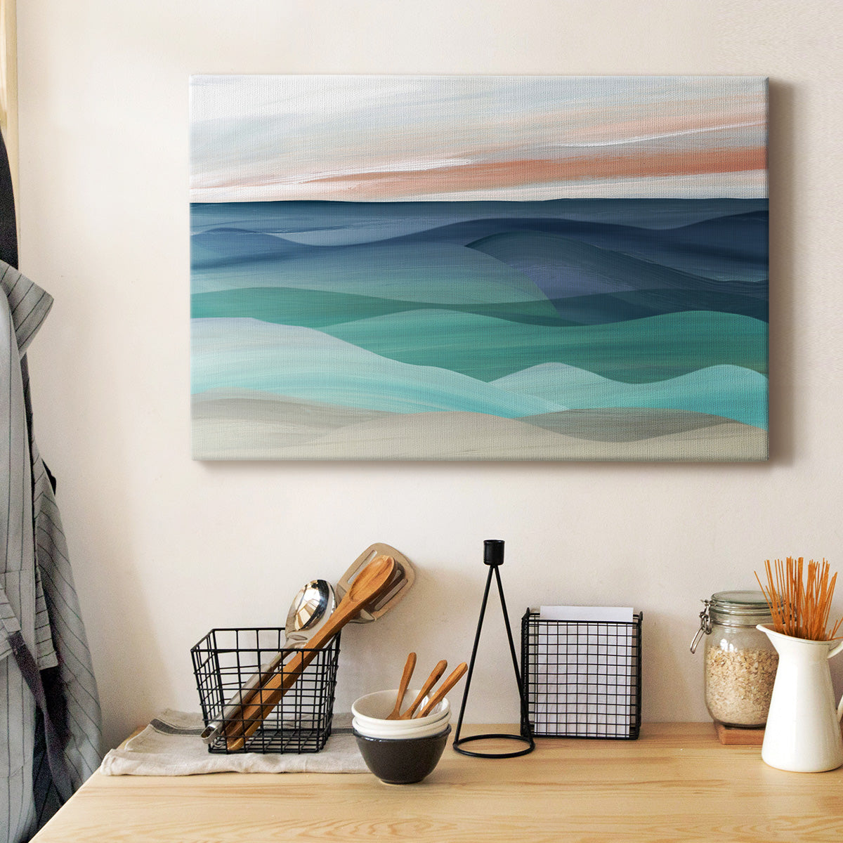 Shifting Seas Premium Gallery Wrapped Canvas - Ready to Hang