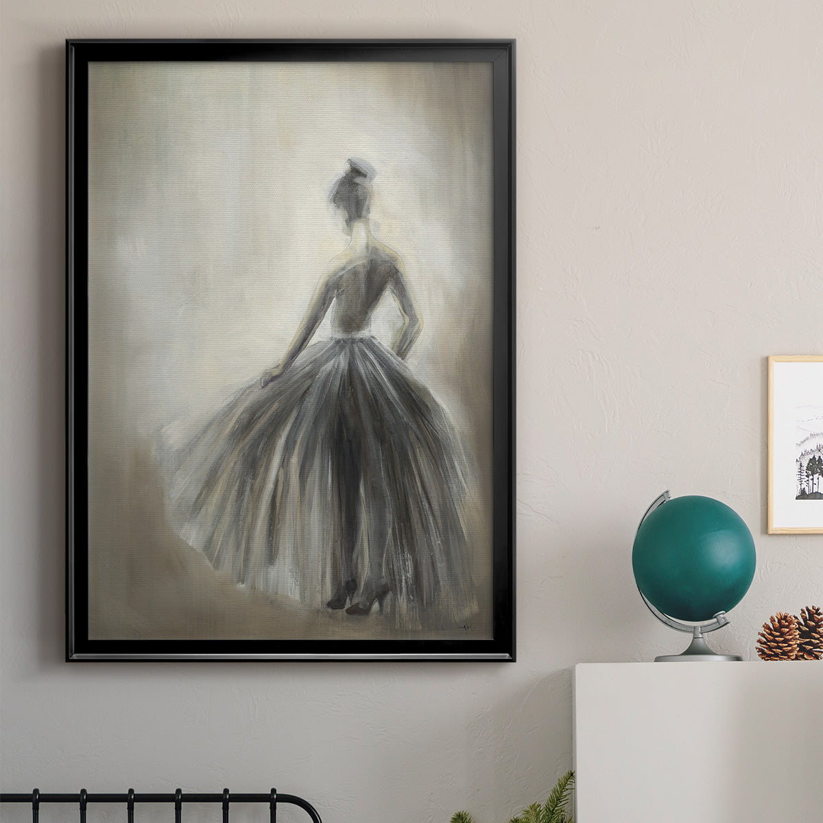 Over in the Light -  Framed Canvas Print
