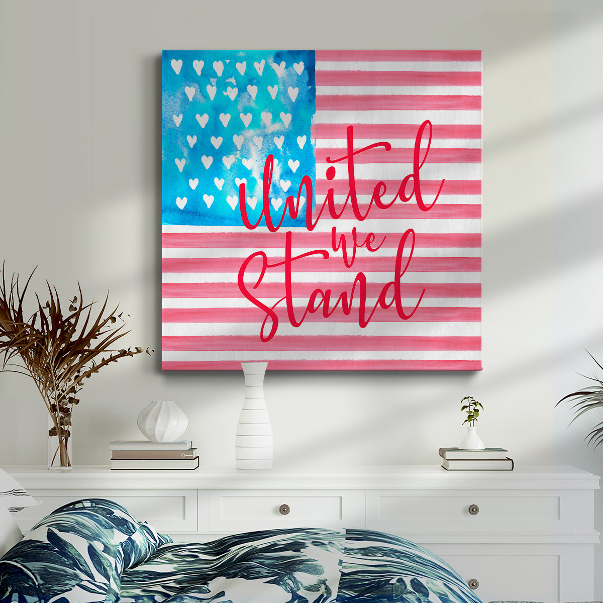 United We Stand II-Premium Gallery Wrapped Canvas - Ready to Hang