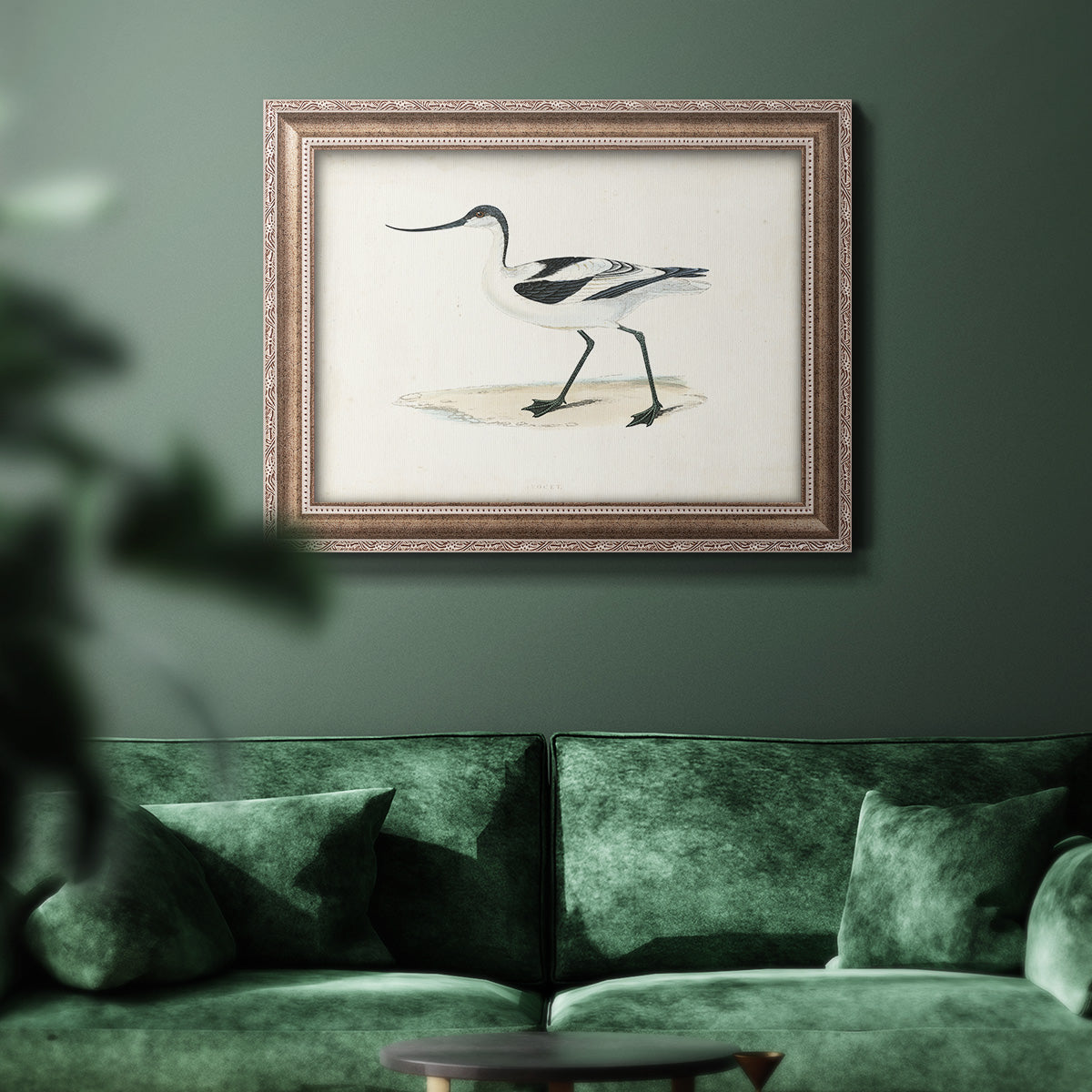 Morris Sandpipers IV Premium Framed Canvas- Ready to Hang