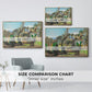 Landscape near Nice, c. 1918 - Floater Framed Canvas Print