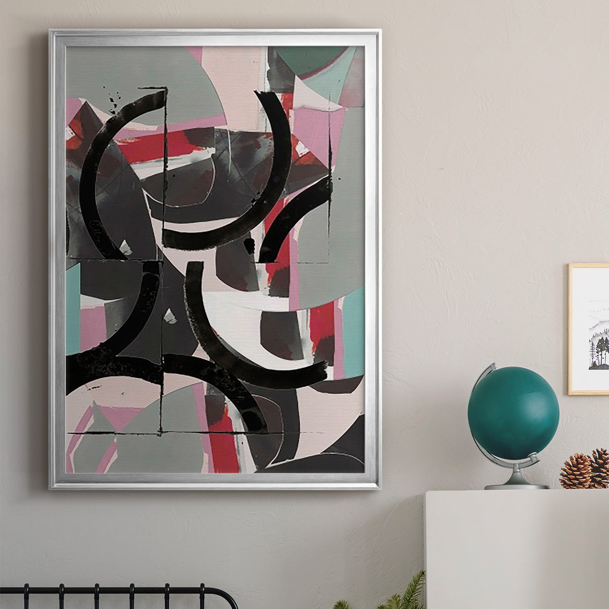 Cartissi Space II - Modern Framed Canvas Print