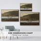 Landscape from Ebersteinburg in Baden, 1876 - Floater Framed Canvas Print