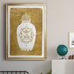 Golden Urn I - Modern Framed Canvas Print