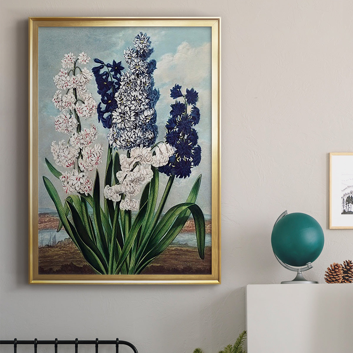 Temple of Flora XII - Modern Framed Canvas Print