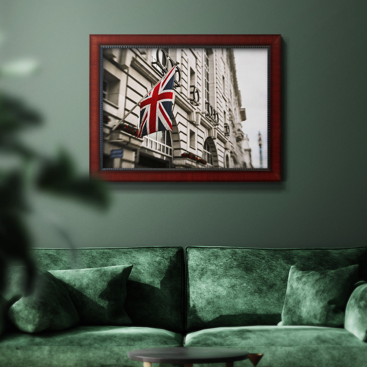 London Scene II Premium Framed Canvas- Ready to Hang