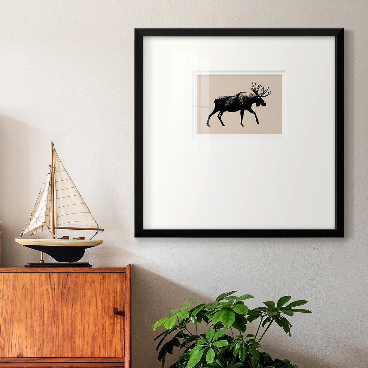 Wild Ambler I Premium Framed Print Double Matboard