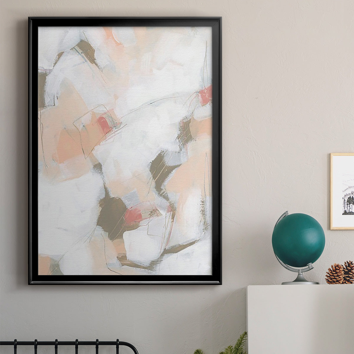 Sand Story II - Modern Framed Canvas Print