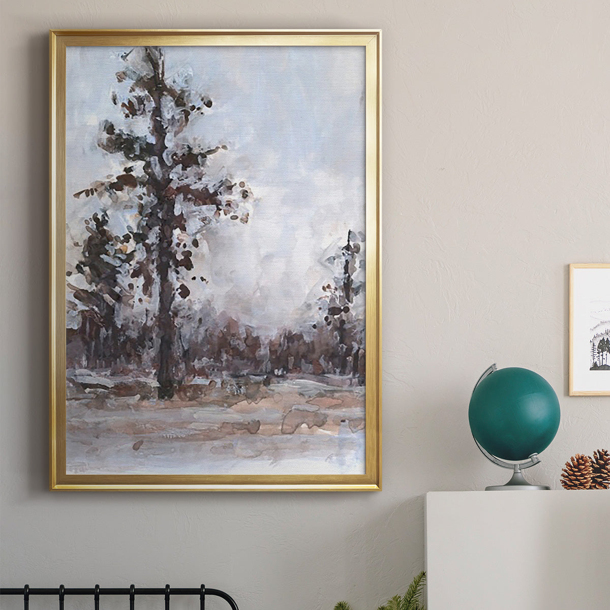 Vintage Tree Moment I - Modern Framed Canvas Print