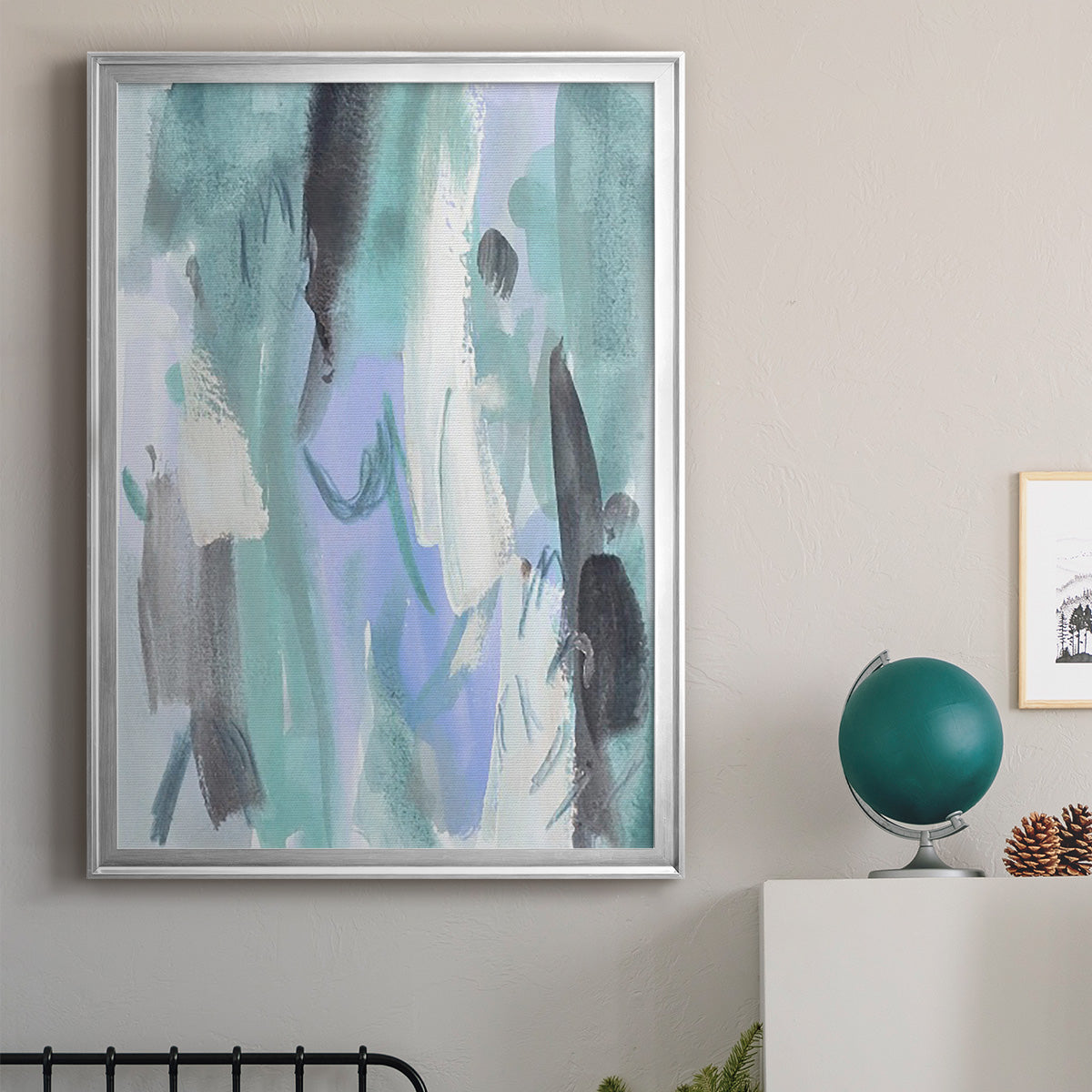 Ocean Crush IV - Modern Framed Canvas Print