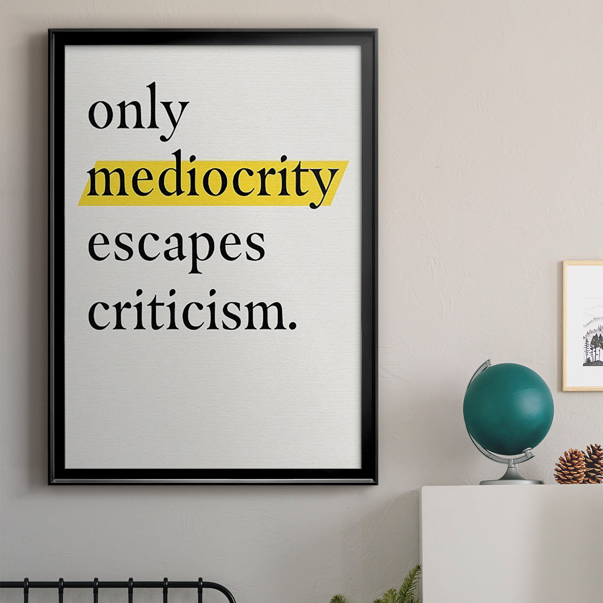 Bro-Inspo II - Modern Framed Canvas Print