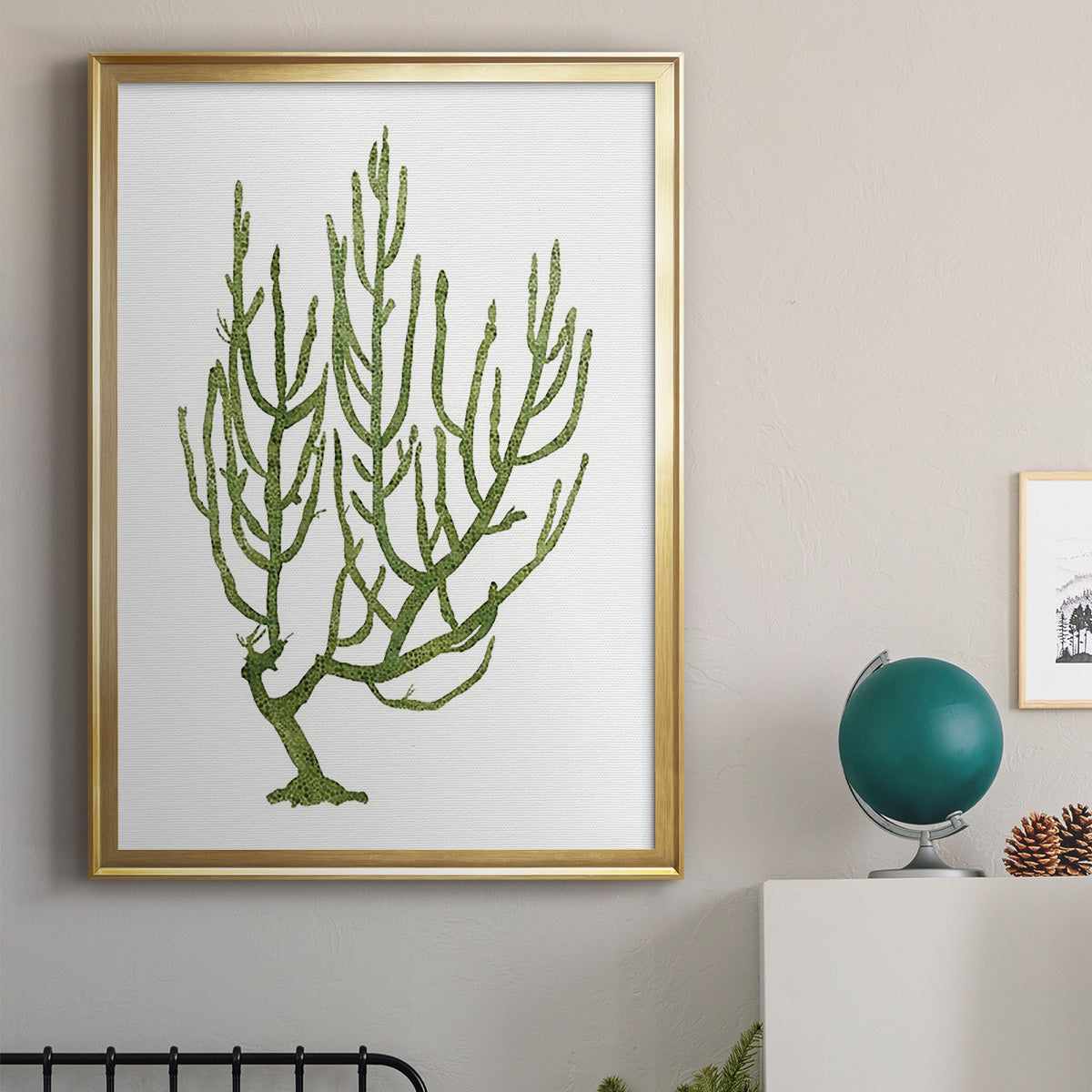 Coral Souvenirs III - Modern Framed Canvas Print